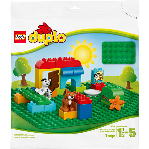 LEGO DUPLO Large Green Building Plate
