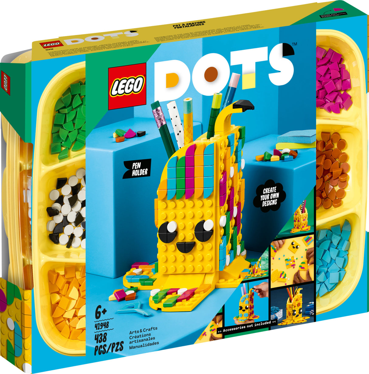 LEGO DOTS: Cute Banana Pen Holder