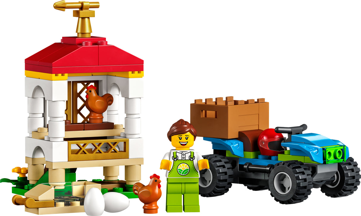 LEGO® City Chicken Henhouse Farm Toy for Kids