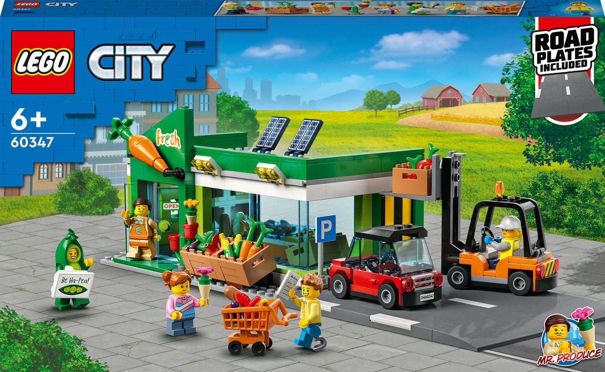 LEGO® City Grocery Store Shop Set with Car
