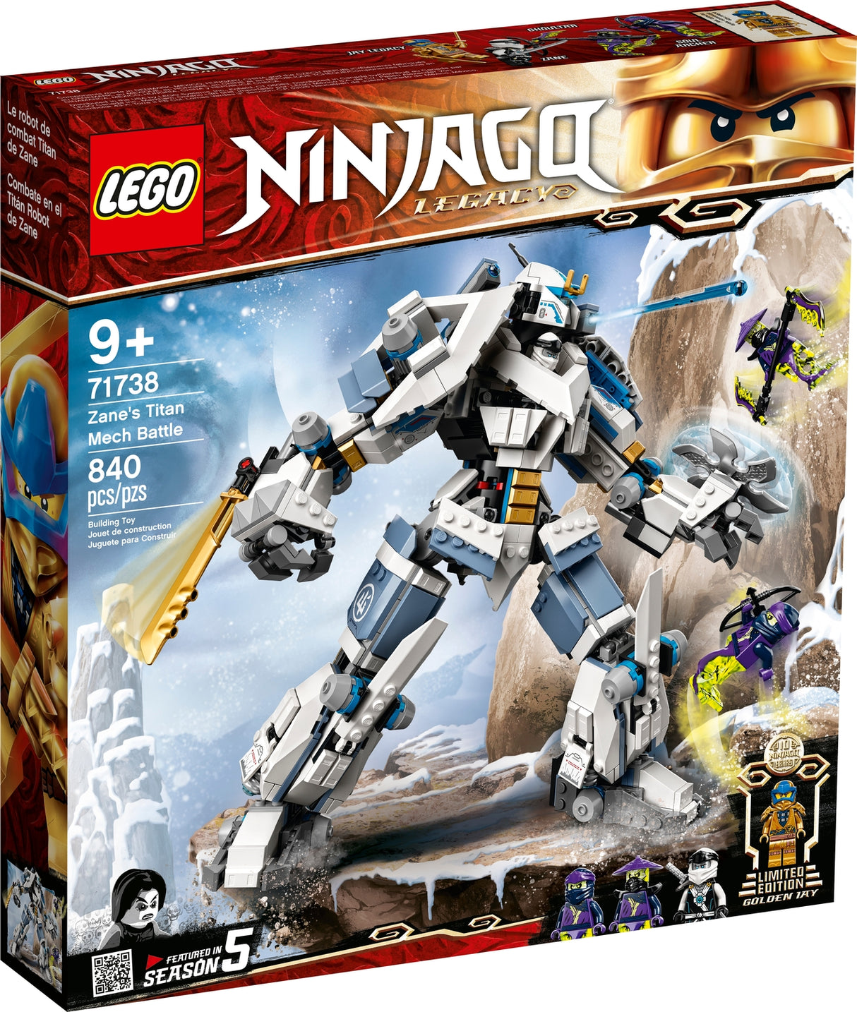 LEGO NINJAGO: Zane's Titan Mech Battle