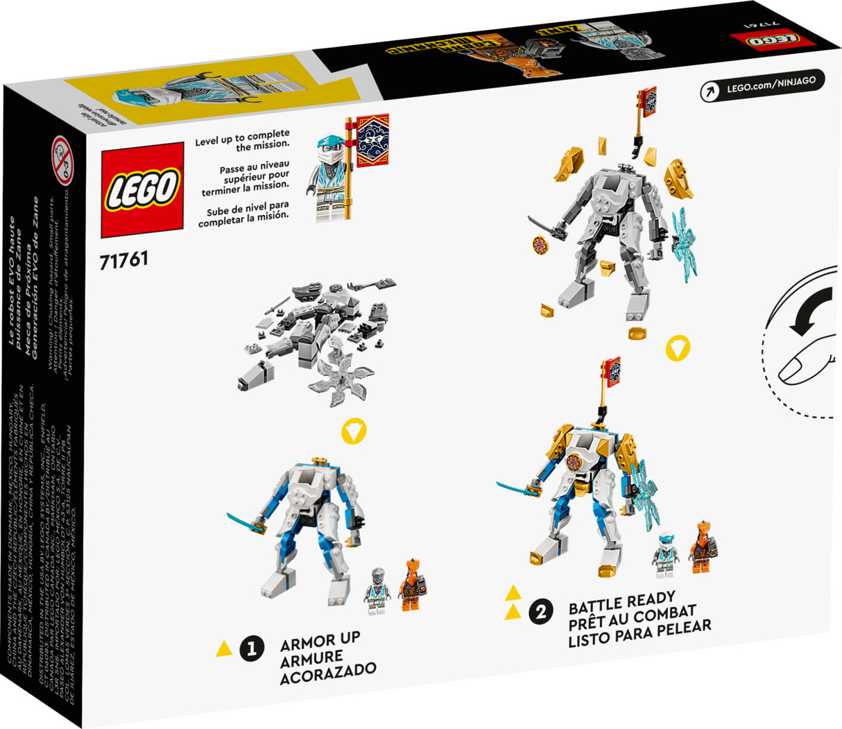 LEGO NINJAGO: Zane's Power Up Mech EVO