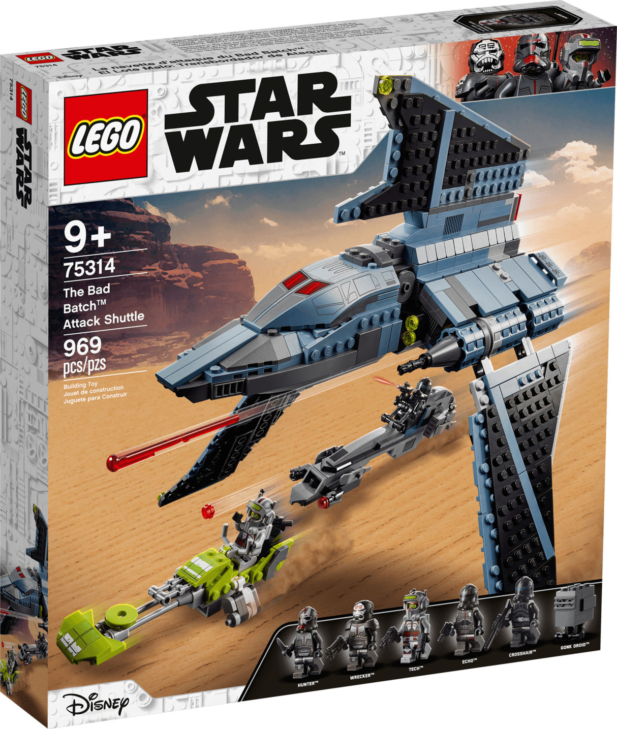 LEGO Star Wars: The Bad Batch Attack Shuttle