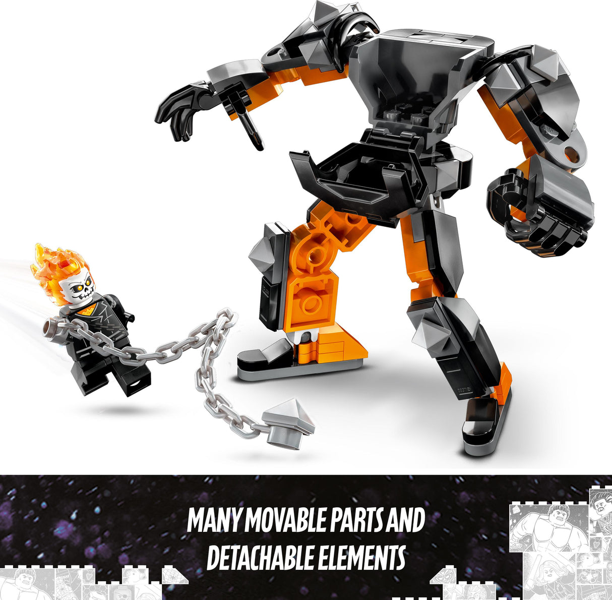 LEGO® Marvel Avengers: Ghost Rider Mech & Bike