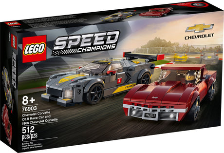 LEGO Speed Champions: Chevrolet Corvette C8.R Race Car and 1968 Chevrolet Corvette