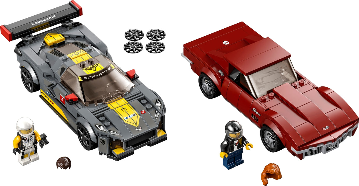 LEGO Speed Champions: Chevrolet Corvette C8.R Race Car and 1968 Chevrolet Corvette