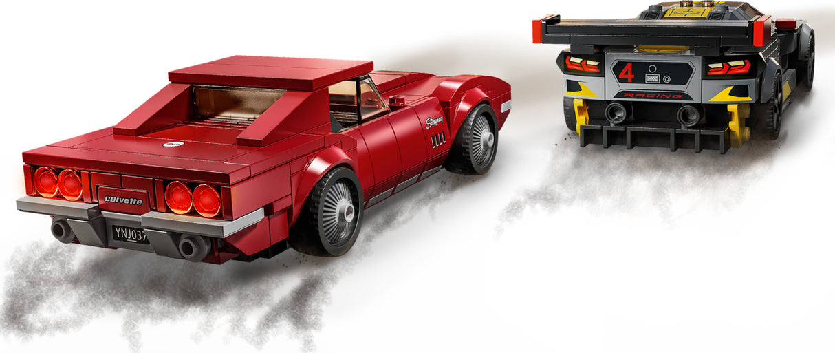 LEGO Speed Champions: Chevrolet Corvette C8.R Race Car and 1968 Chevrolet Corvette