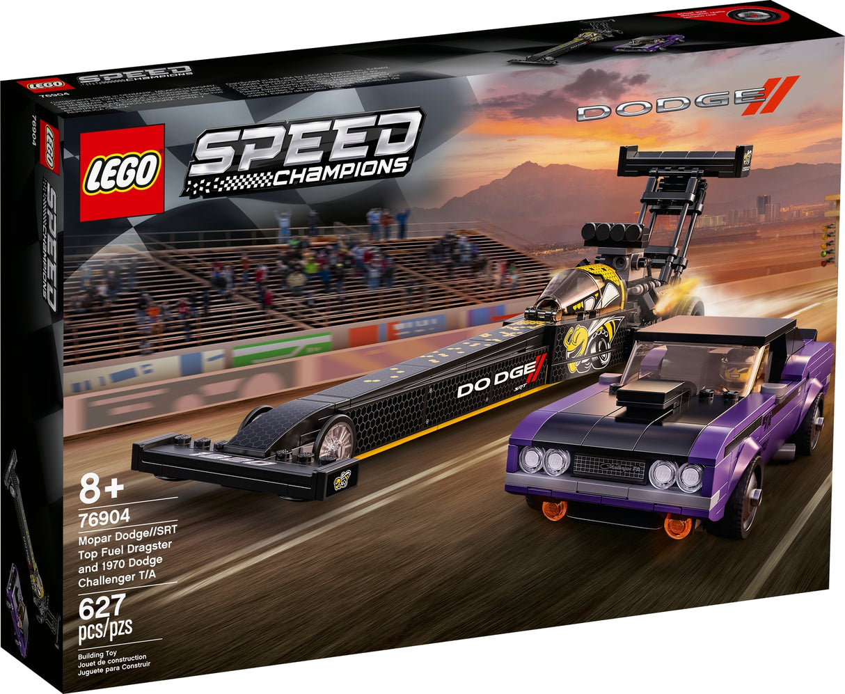 LEGO Speed Champions: Mopar Dodge SRT Top Fuel Dragster and 1970 Dodge Challenger