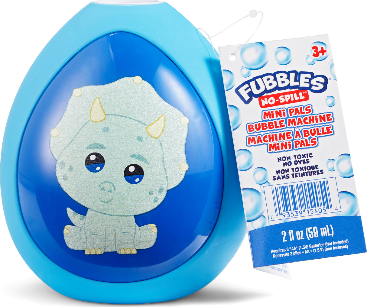 Fubbles No-Spill Mini Pals Bubble Machine (assorted styles)
