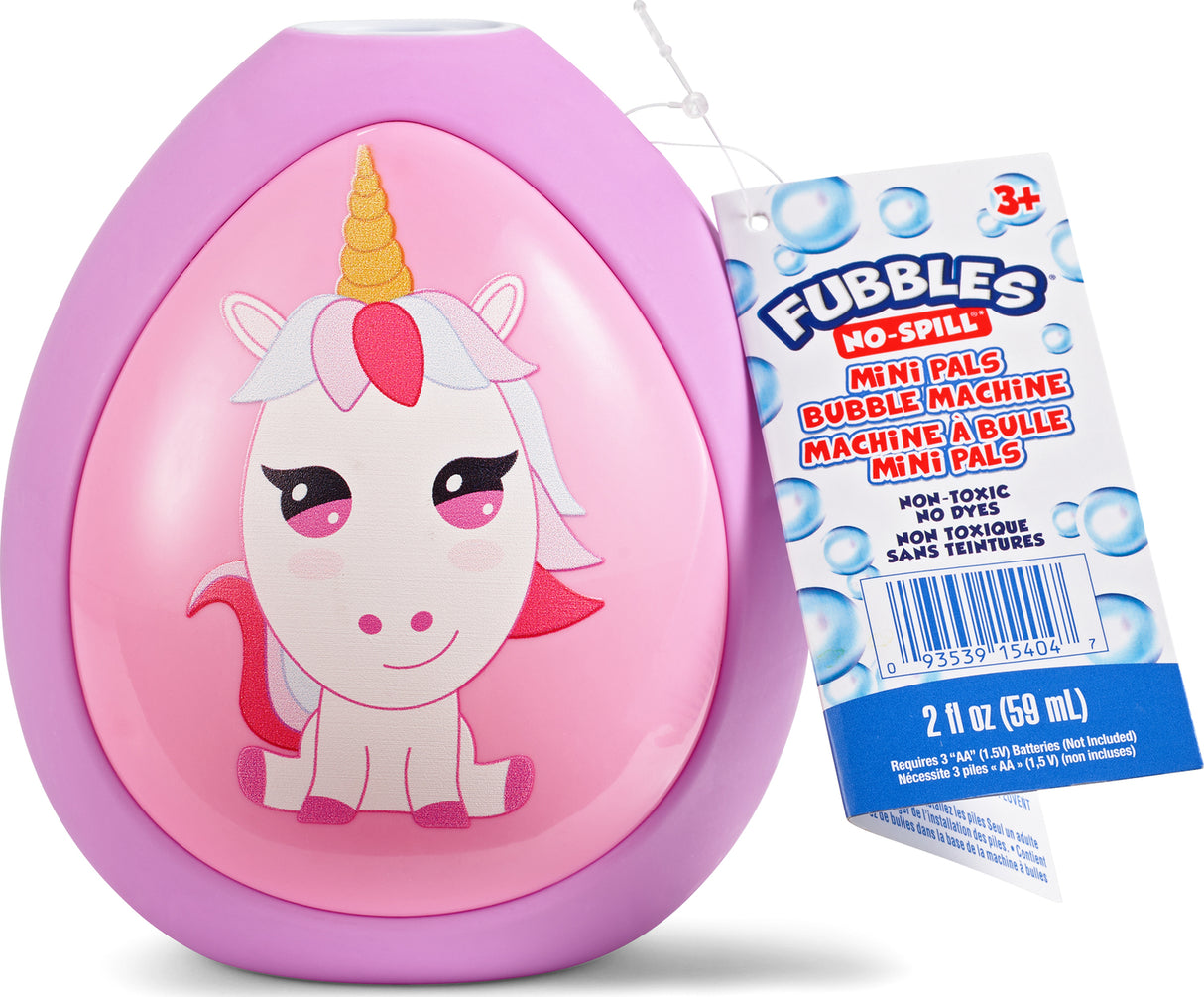 Fubbles No-Spill Mini Pals Bubble Machine (assorted styles)
