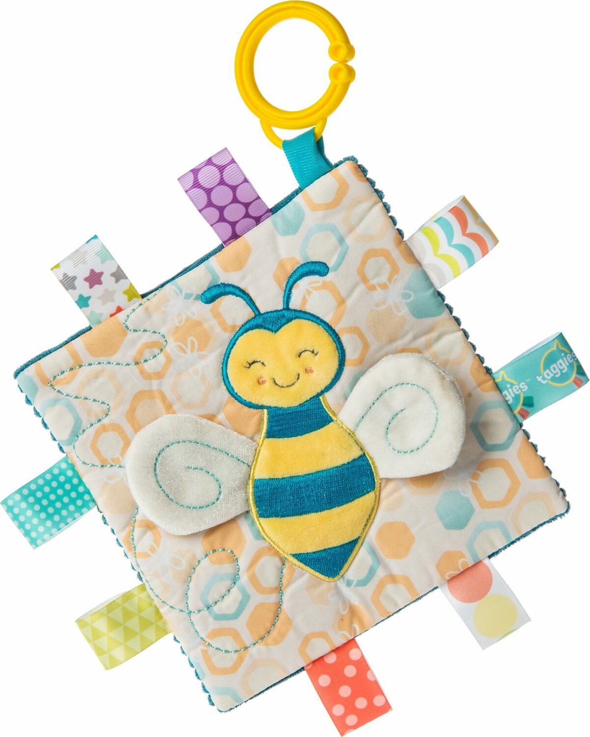 Taggies Crinkle Me Fuzzy Buzzy Bee - 6X6"