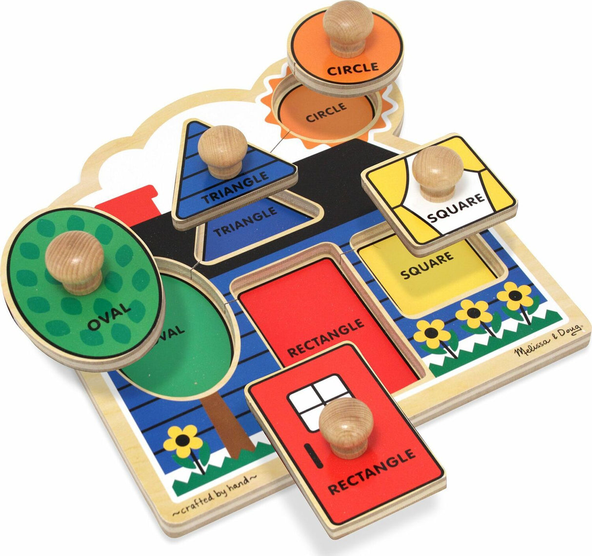 First Shapes Jumbo Knob - 5 Pieces