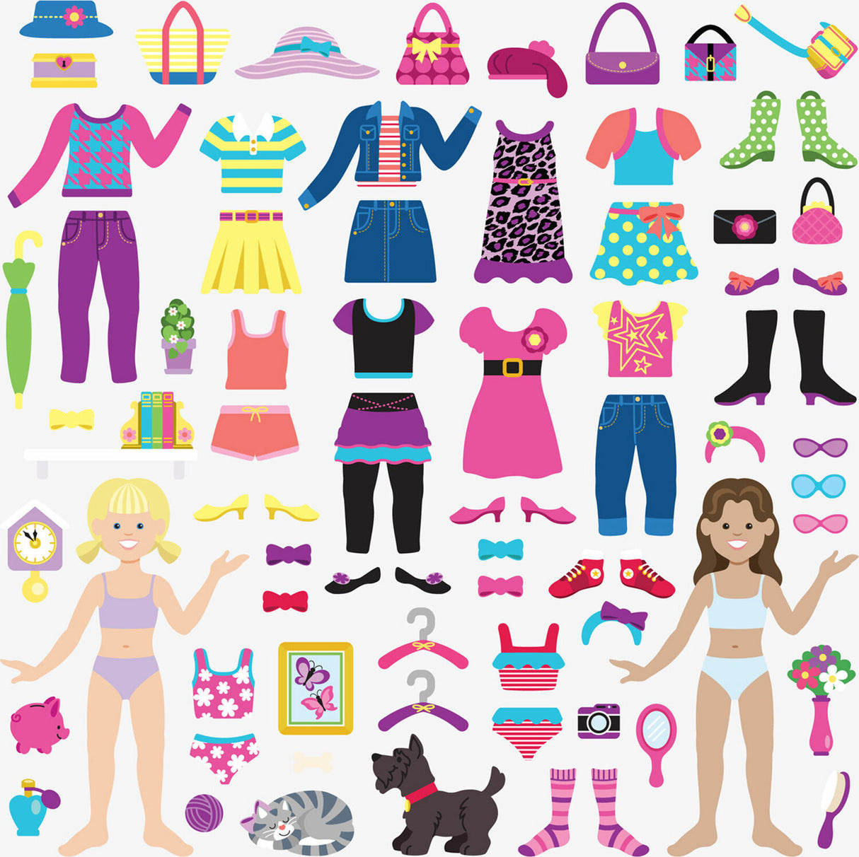 Puffy Stickers Play Set: Dress-Up
