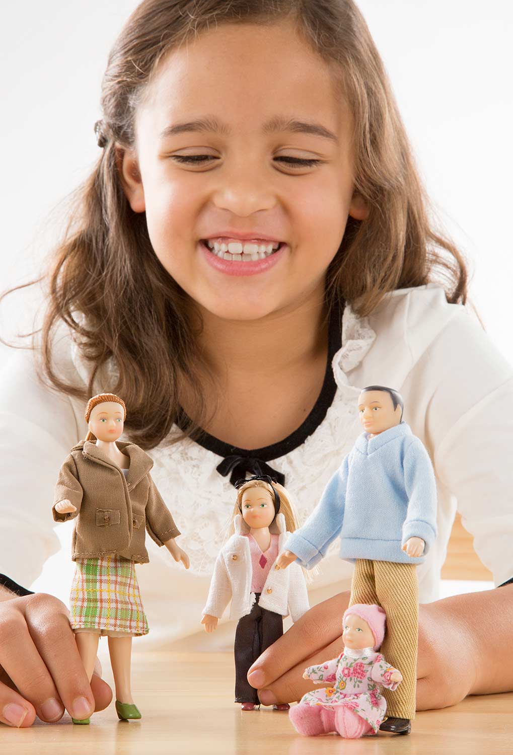 Victorian Doll Family - Caucasian