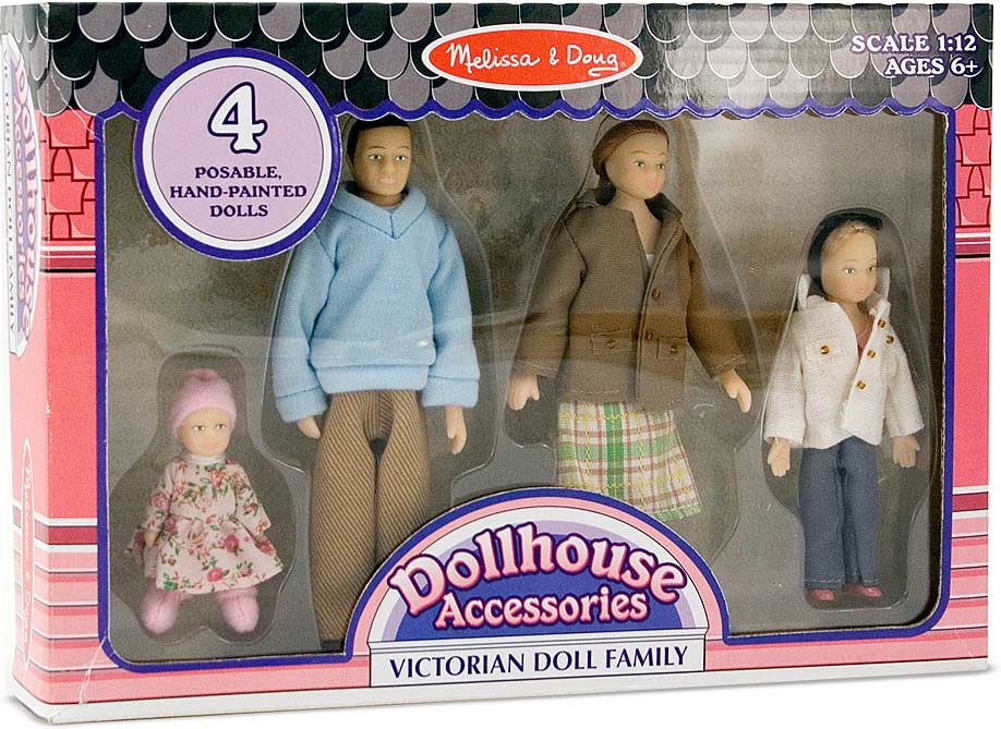 Victorian Doll Family - Caucasian