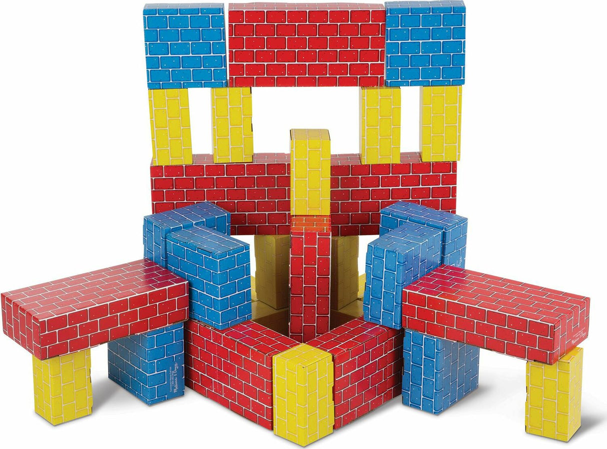 Deluxe Jumbo Cardboard Blocks - 40 Pieces