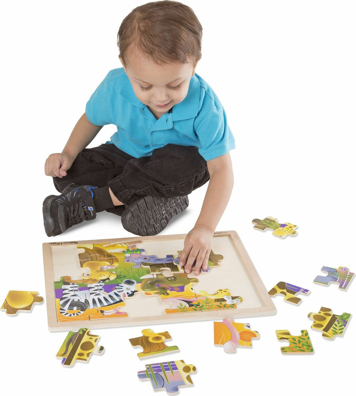 African Plains Wooden Jigsaw Puzzle - 24 Pieces
