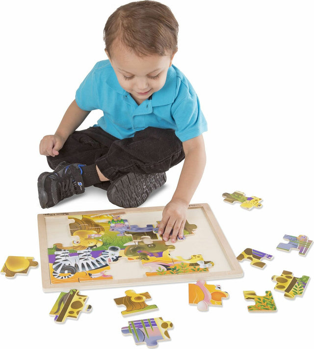 African Plains Wooden Jigsaw Puzzle - 24 Pieces