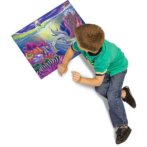 0100 PC Dolphin Cove Cardboard Jigsaw