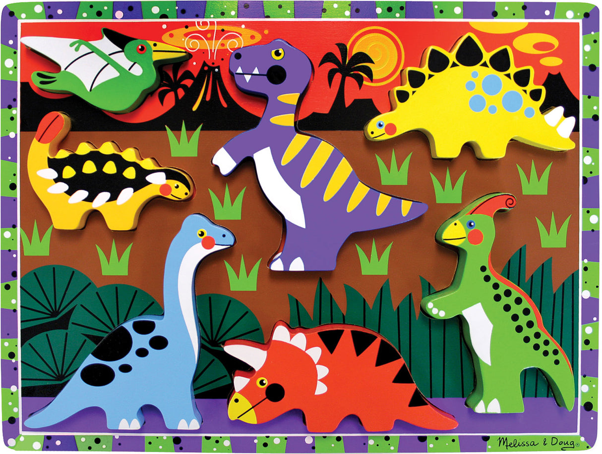 Dinosaurs Chunky Puzzle - 7 Pieces