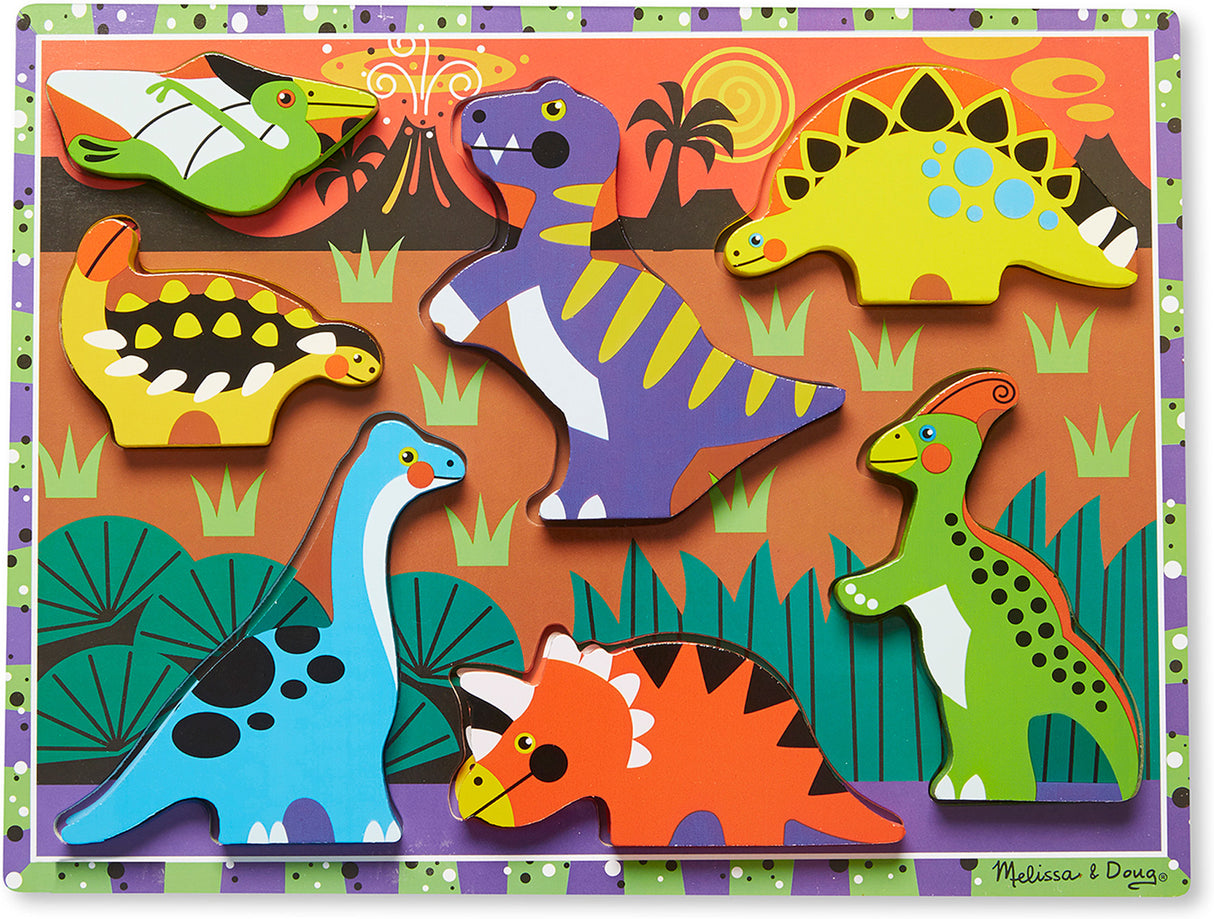 Dinosaurs Chunky Puzzle - 7 Pieces