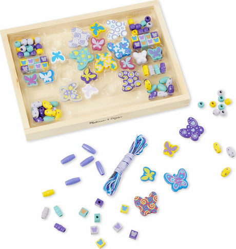 Created by Me! Butterfly Beads Wooden Bead Kit