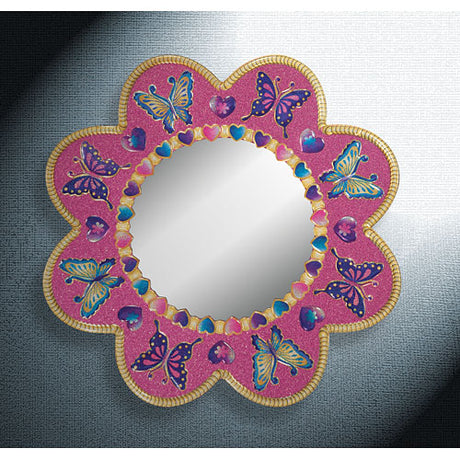 Peel and Press Sticker by Number - Butterfly Mirror