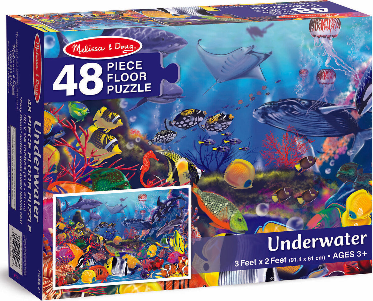Underwater Floor Puzzle - 48 Pieces