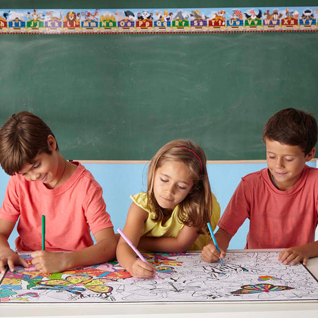 Jumbo Color-in Poster  Butterflies