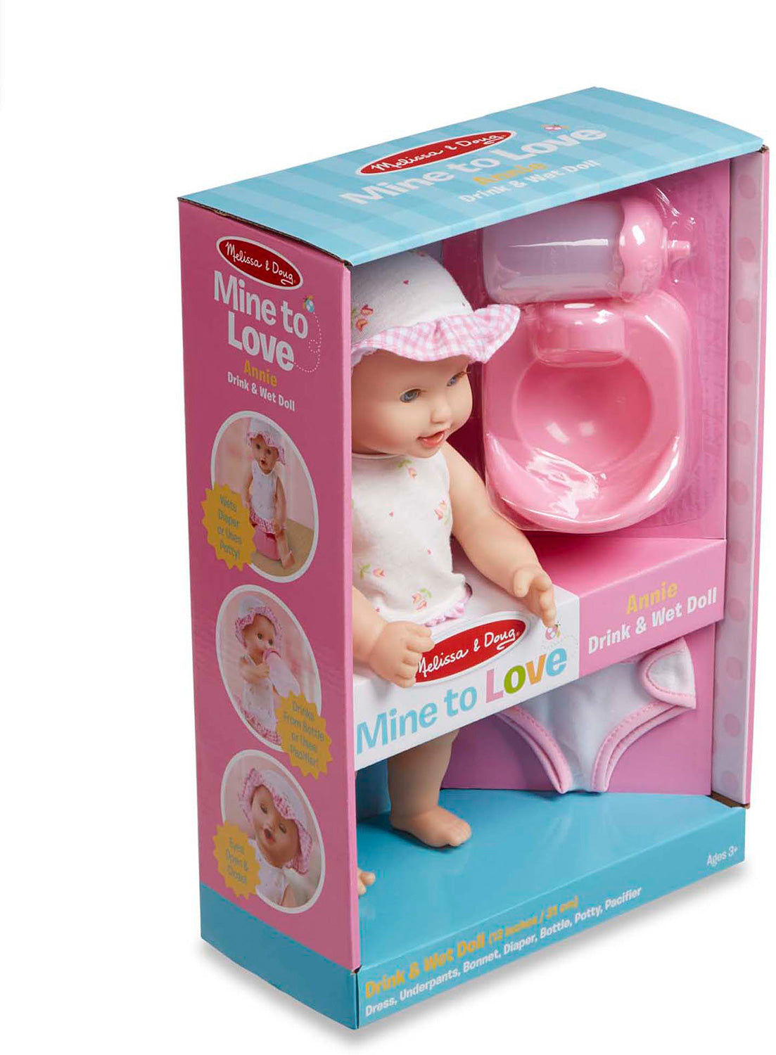 Mine to Love - Annie 12" Drink & Wet Doll