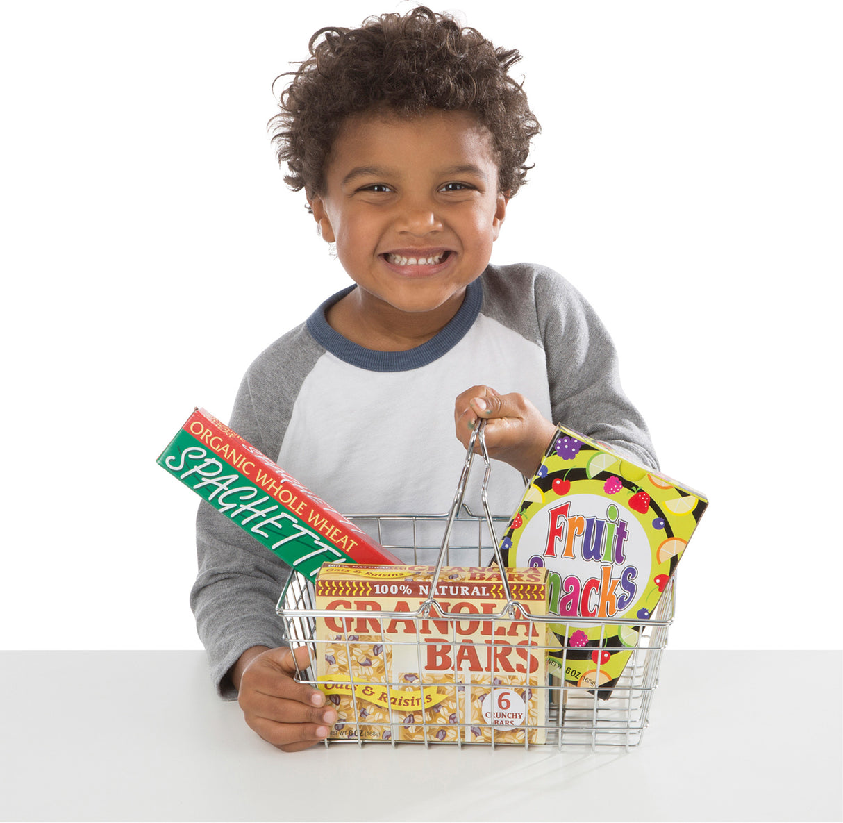 Let's Play House! Grocery Basket with Play Food