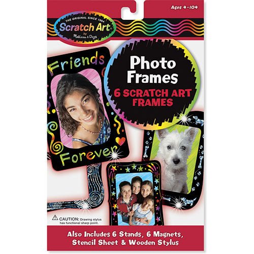 Photo Frames Scratch Art Set