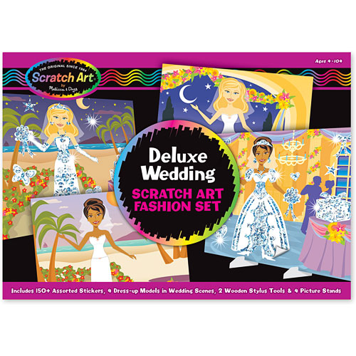 Deluxe Wedding Scratch Art Set