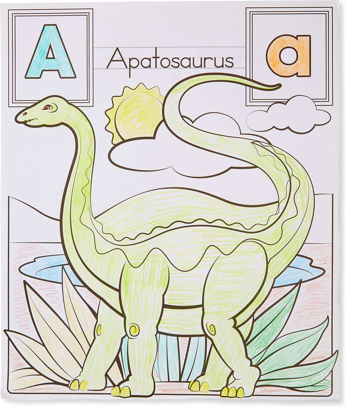 Big Picture Floor Pad A to Z Dinosaurs