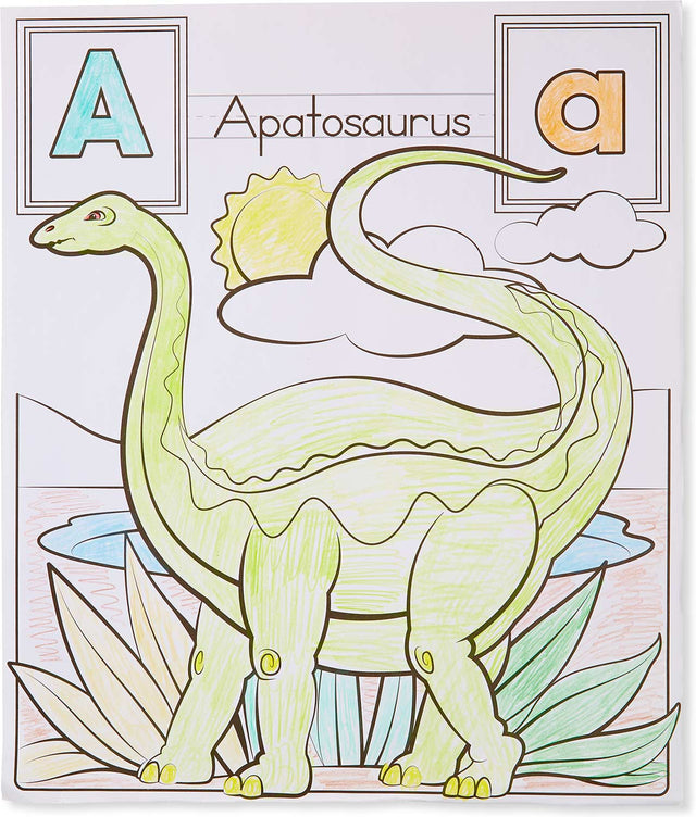 Big Picture Floor Pad A to Z Dinosaurs