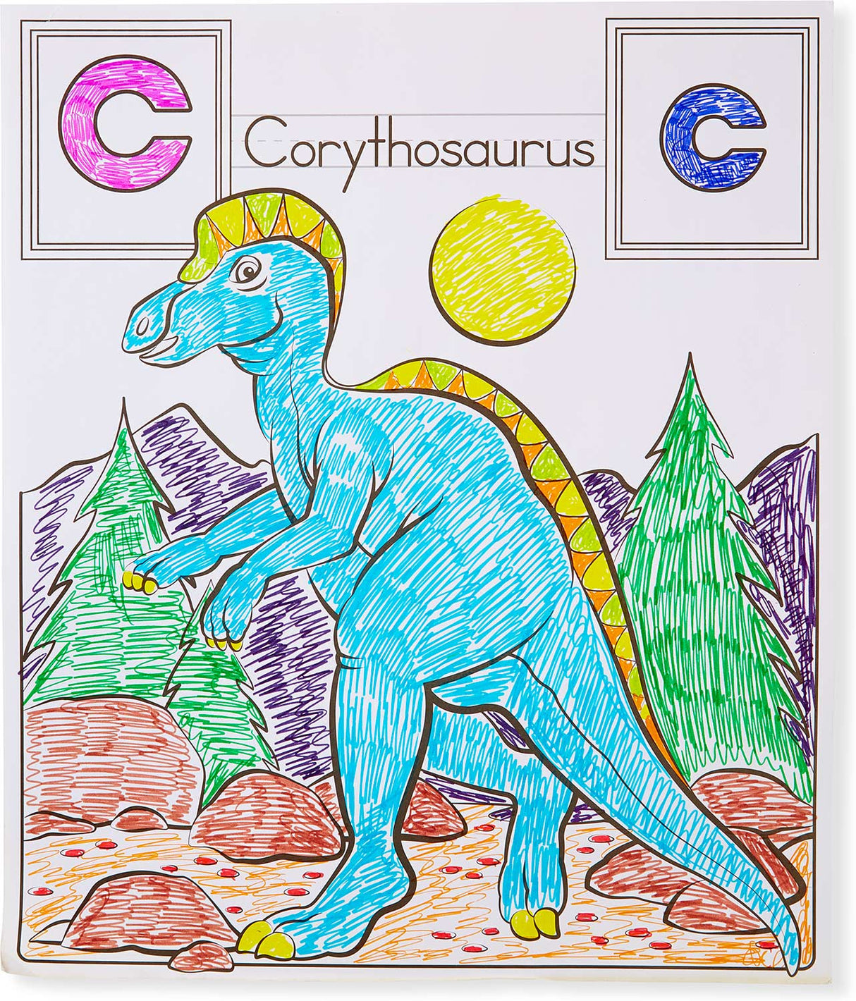 Big Picture Floor Pad A to Z Dinosaurs