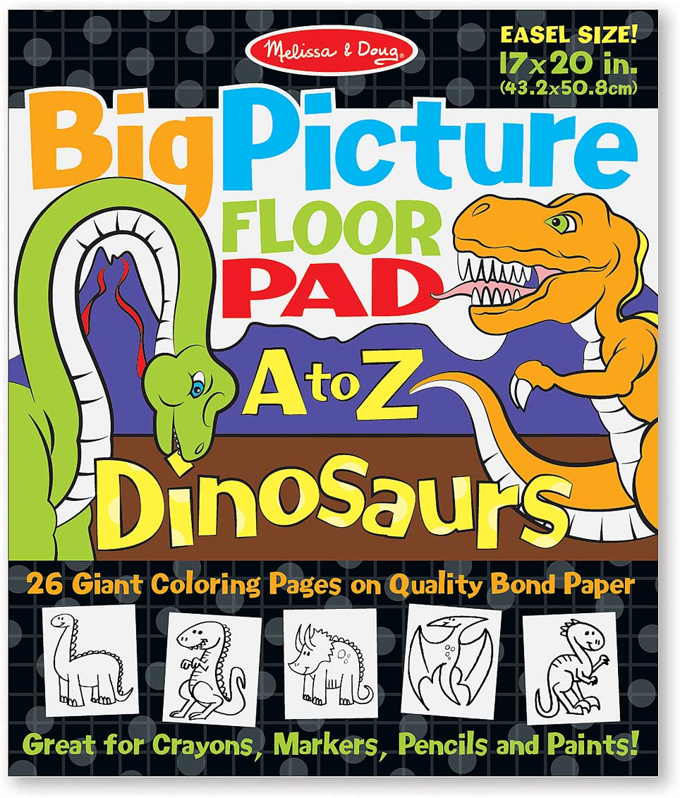 Big Picture Floor Pad A to Z Dinosaurs