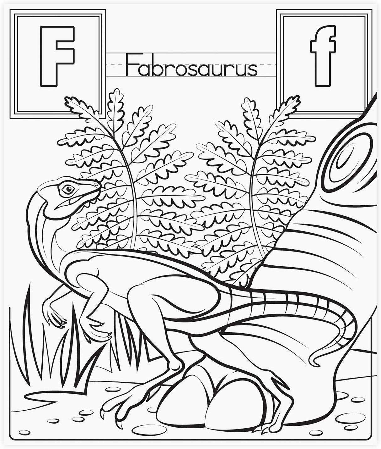 Big Picture Floor Pad A to Z Dinosaurs