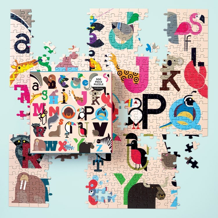 Animals A-Z 500 Piece Puzzle