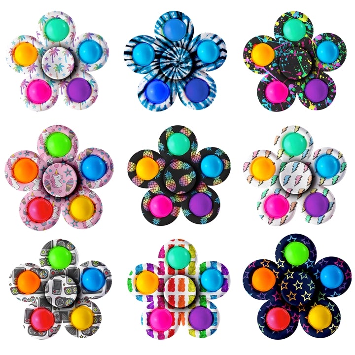 Mega Pop Flower Spinners