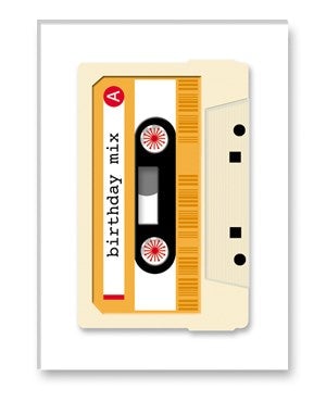 Birthday Card - Mix Tape