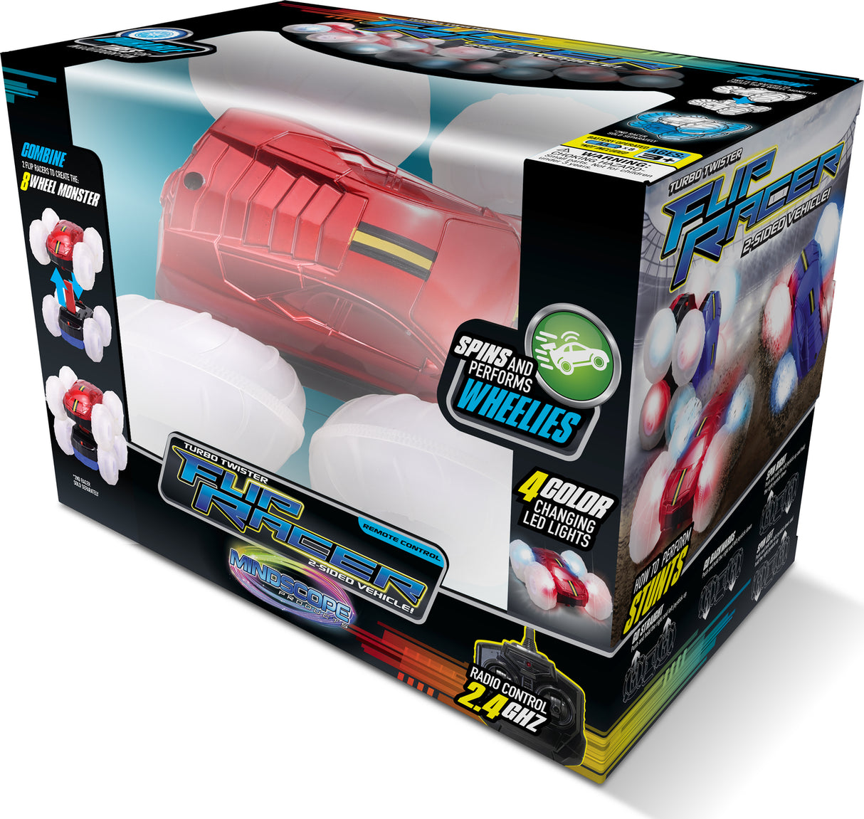 Turbo Twister Flip Racers Red