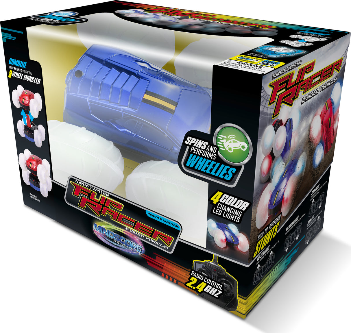 Turbo Twister Flip Racers Blue