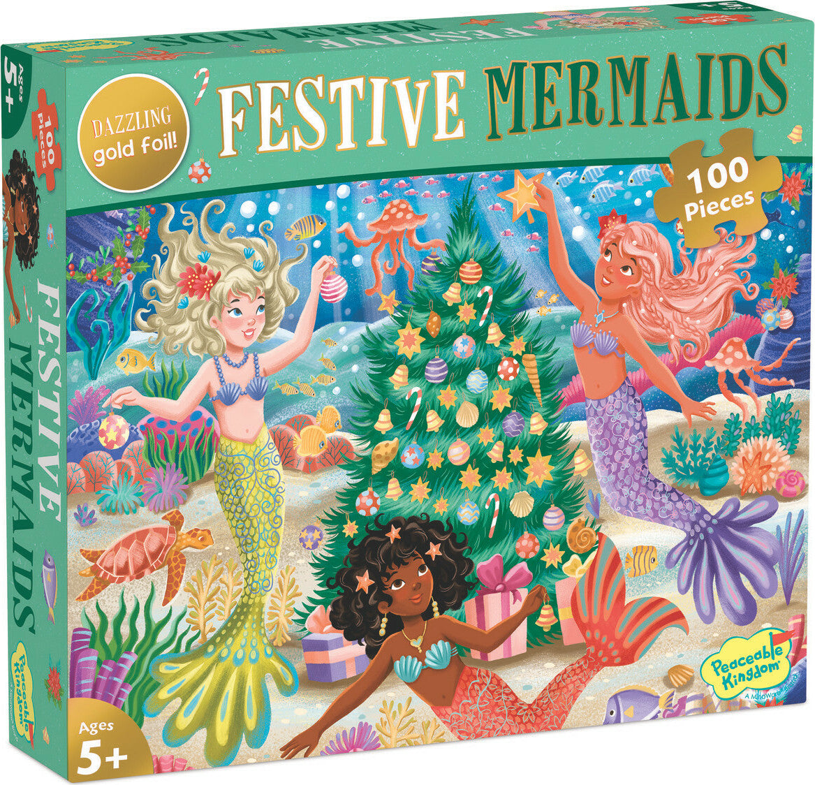 Puzzle: Holiday Mermaids puzzle (100 pc)