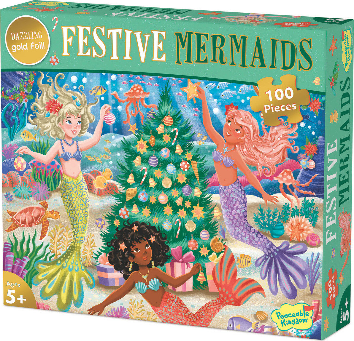 Puzzle: Holiday Mermaids puzzle (100 pc)