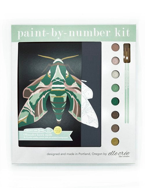 Paint-by-Number Oleander Hawk