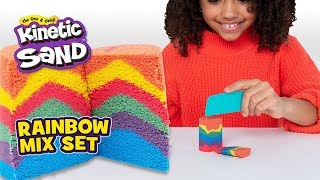 Kinetic Sand Rainbow Mix Set