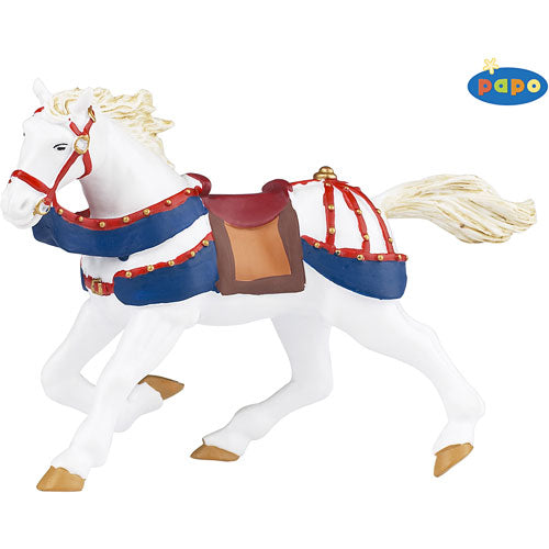 Galloping Horse Red & Blue