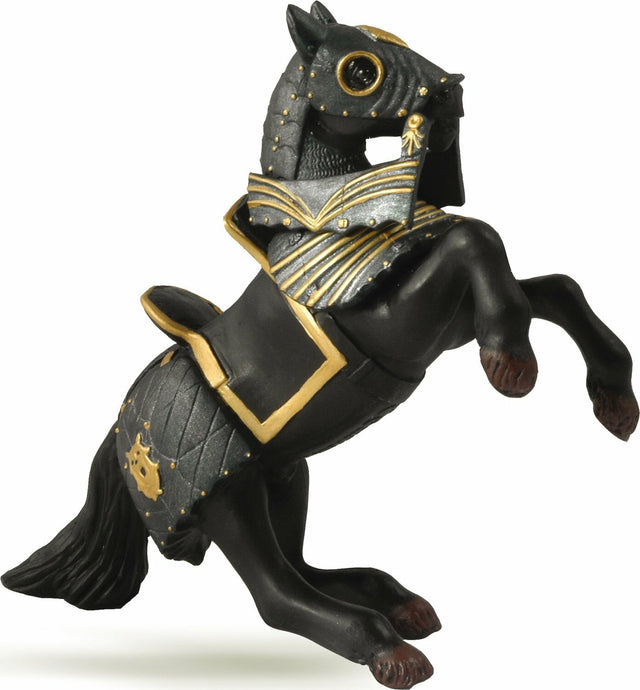 Knight In Black Armor Horse