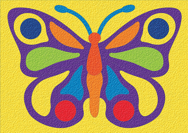 Crepe Rubber Puzzle - Butterfly